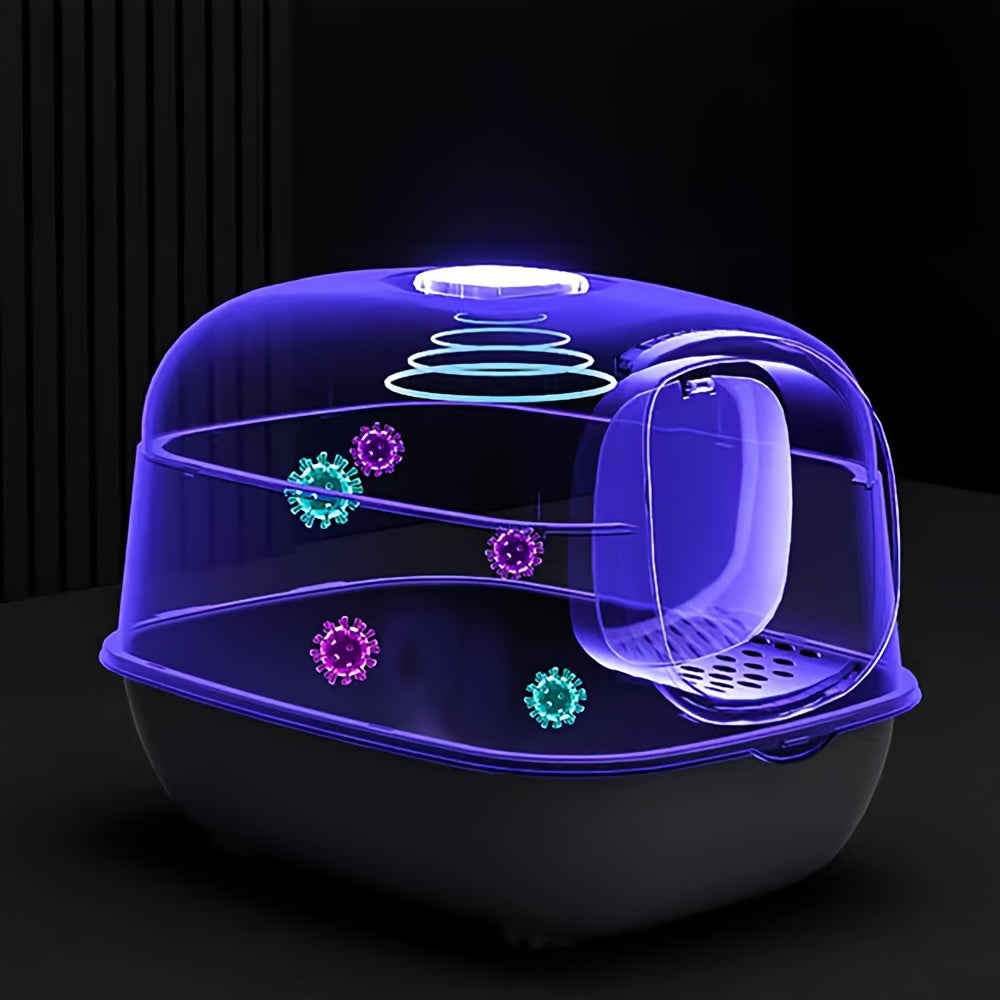 Premium Enclosed Cat Litter Box with Odour Control
