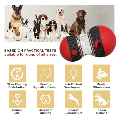 Interactive Slow Feeder Dog Toy Ball