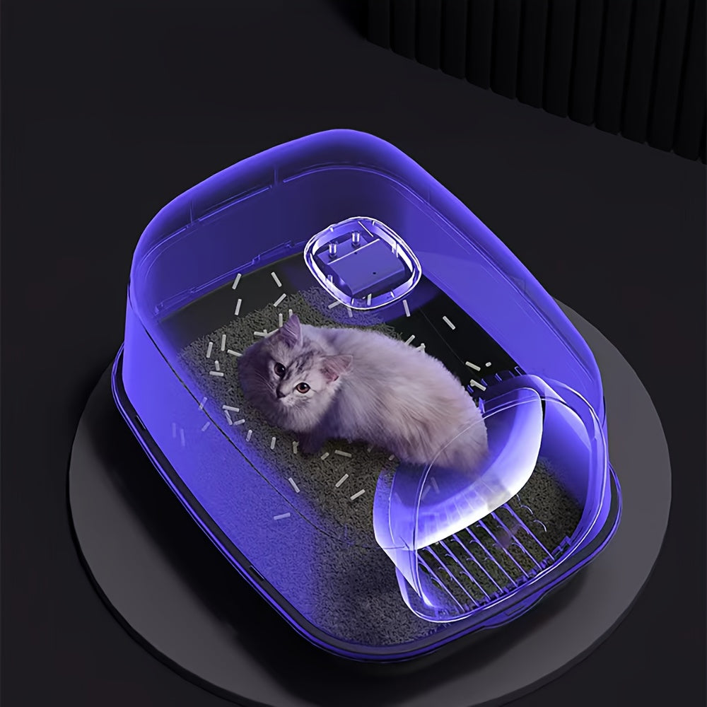 Premium Enclosed Cat Litter Box with Odour Control