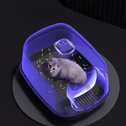 Premium Enclosed Cat Litter Box with Odour Control