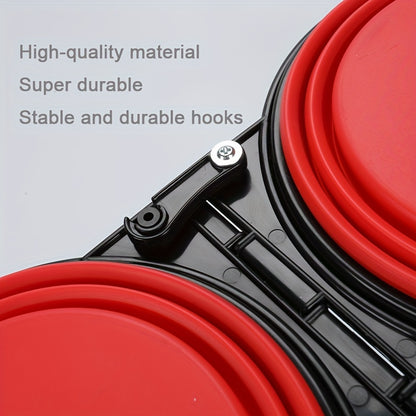 Collapsible Dog Travel Bowls - 2-in-1 Food & Water