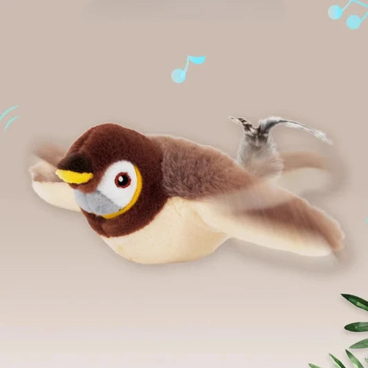 Interactive Chirping Bird Cat Toy