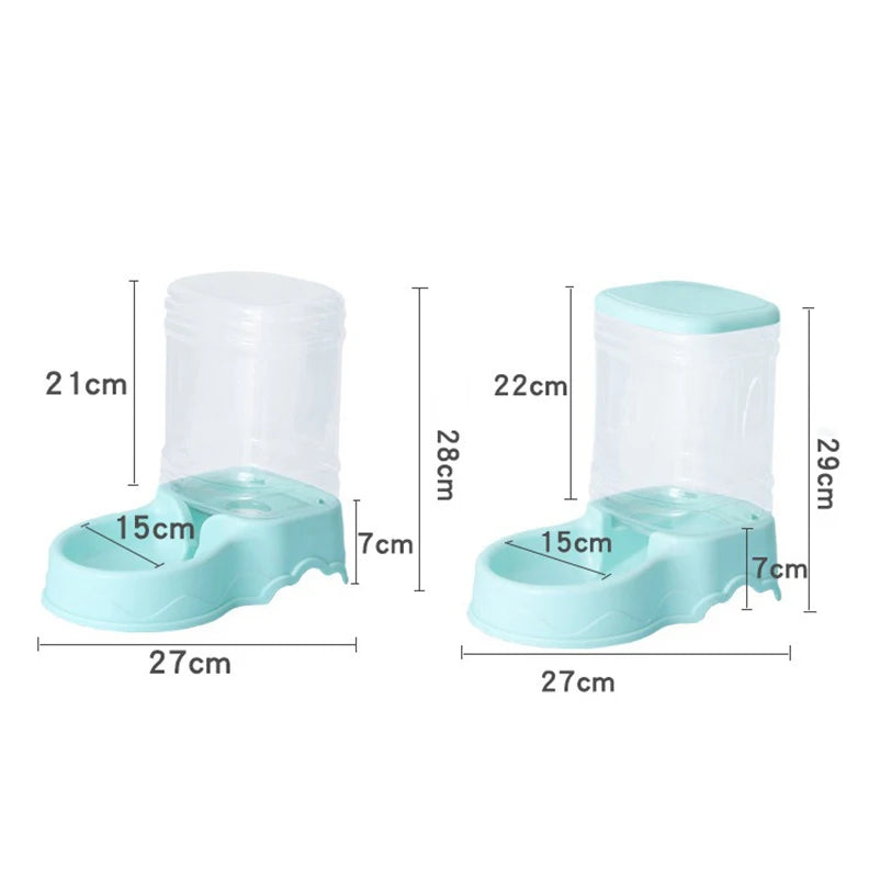 Large Capacity Automatic Pet Feeder & Water Bowl Set