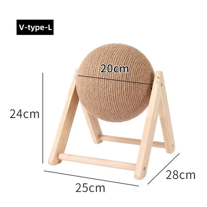 Sisal Rope Scratching Ball for Cats