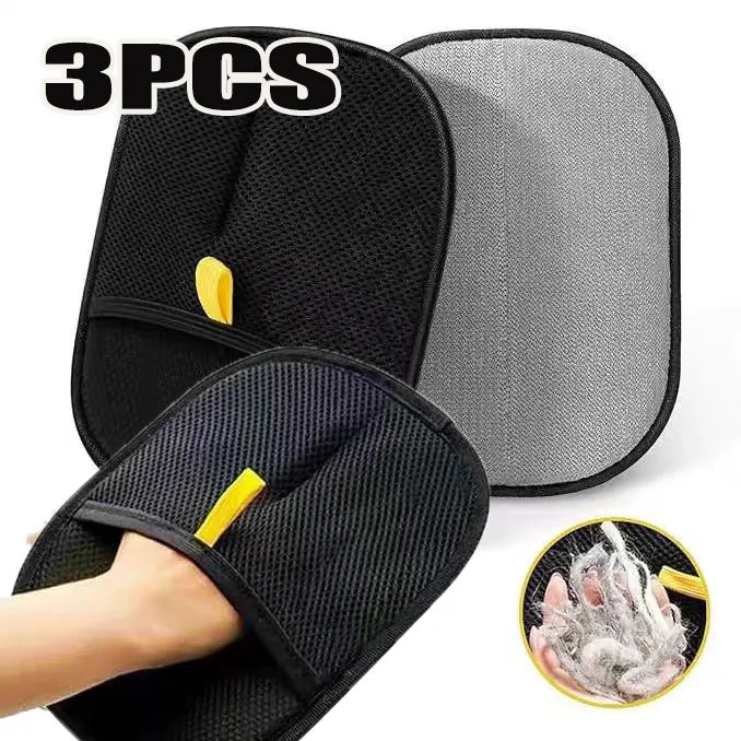 Pet Hair Removal & Grooming Gloves