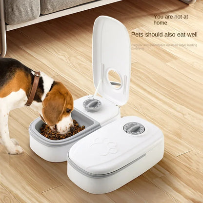 Automatic Timed Pet Feeder with Cooling