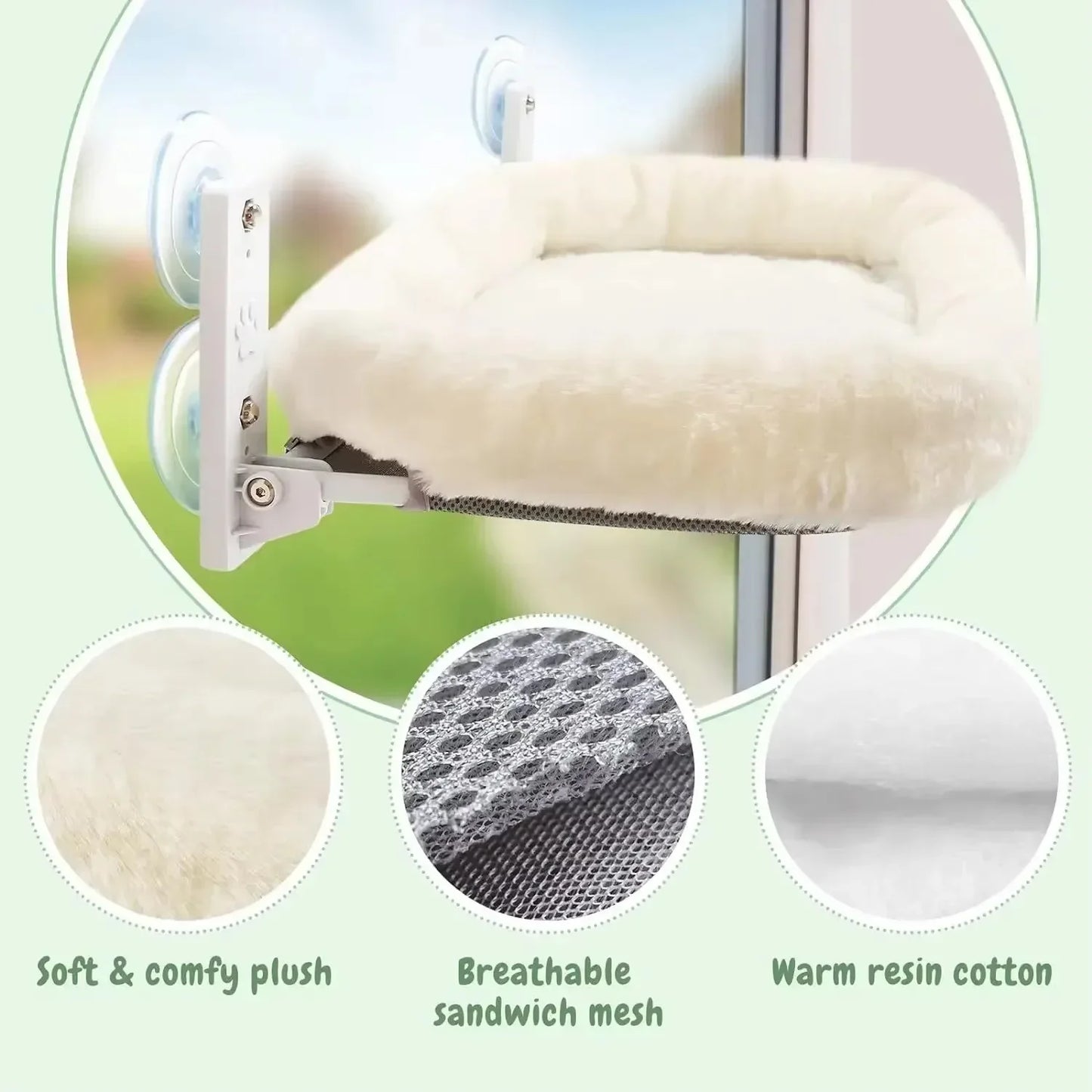 Cat Window Hammock Perch