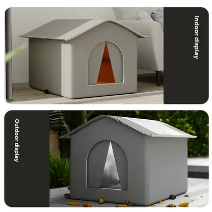 Waterproof Outdoor Pet Cave Bed