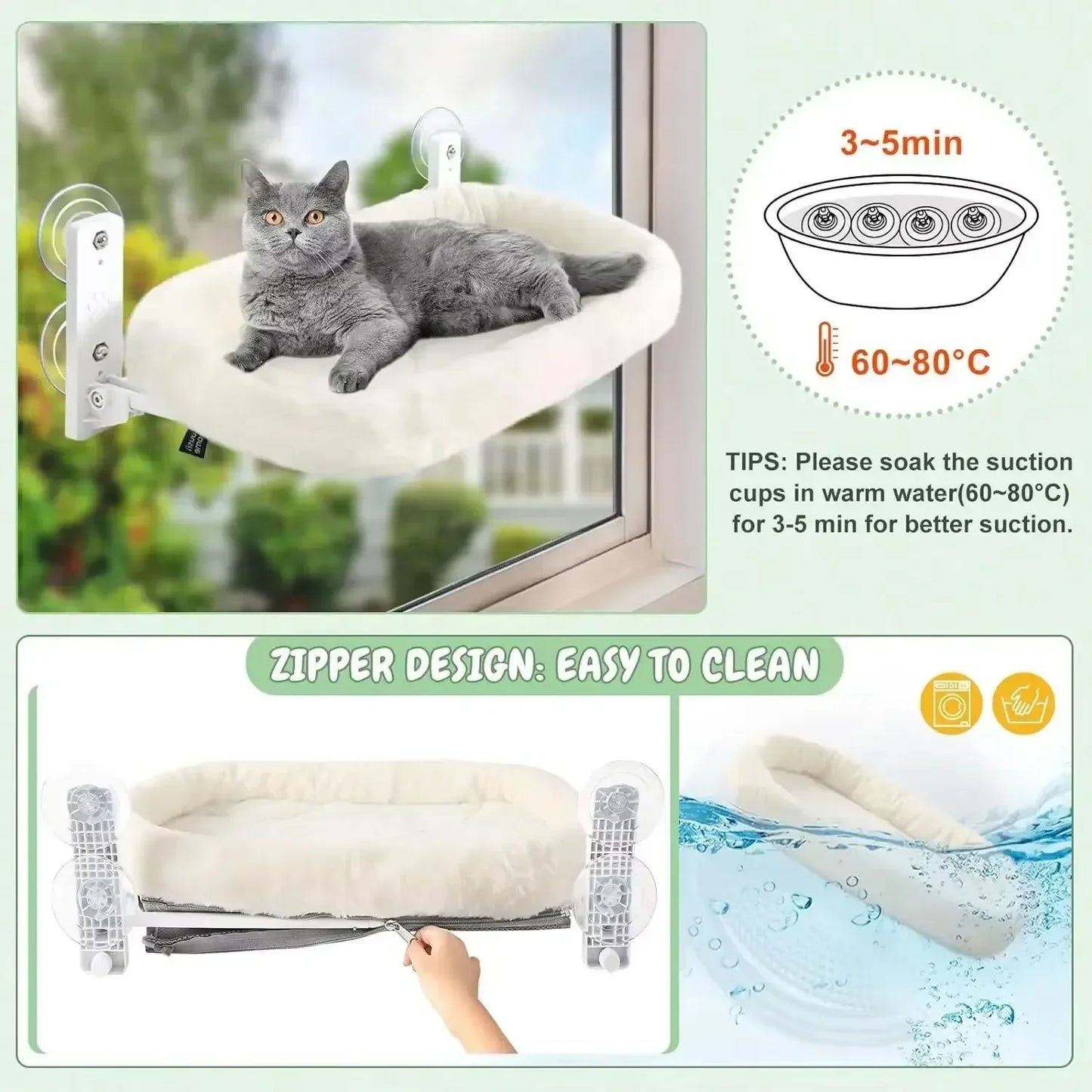 Cat Window Hammock Perch