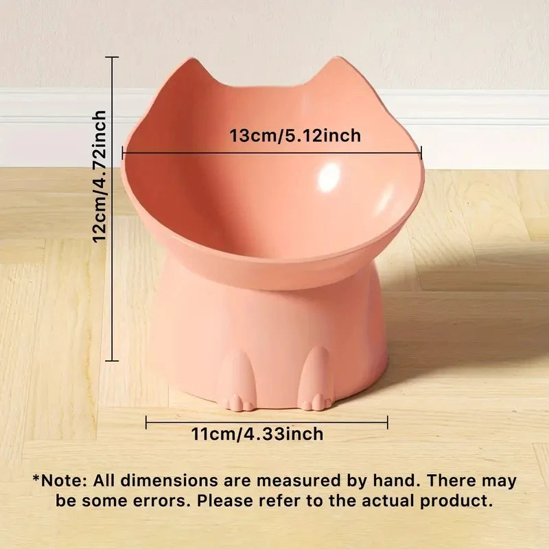 Elevated Cat Bowl with Tilted Design
