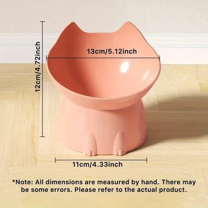 Elevated Cat Bowl with Tilted Design