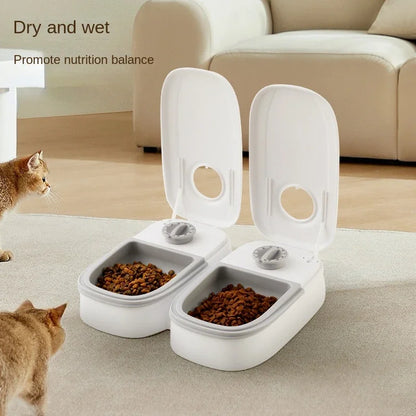 Automatic Timed Pet Feeder with Cooling