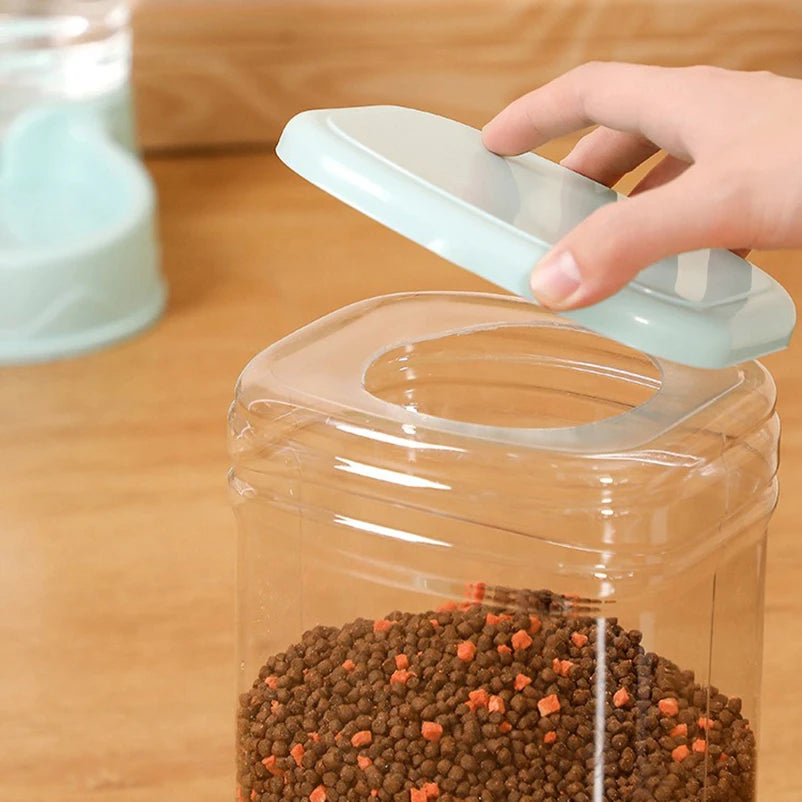 Large Capacity Automatic Pet Feeder & Water Bowl Set