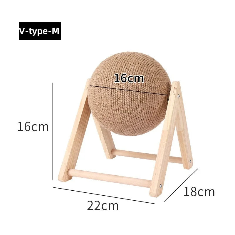 Sisal Rope Scratching Ball for Cats