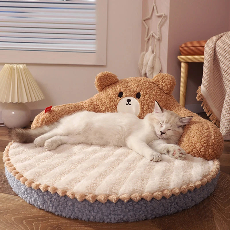 Velvet Pet Bed Cushion