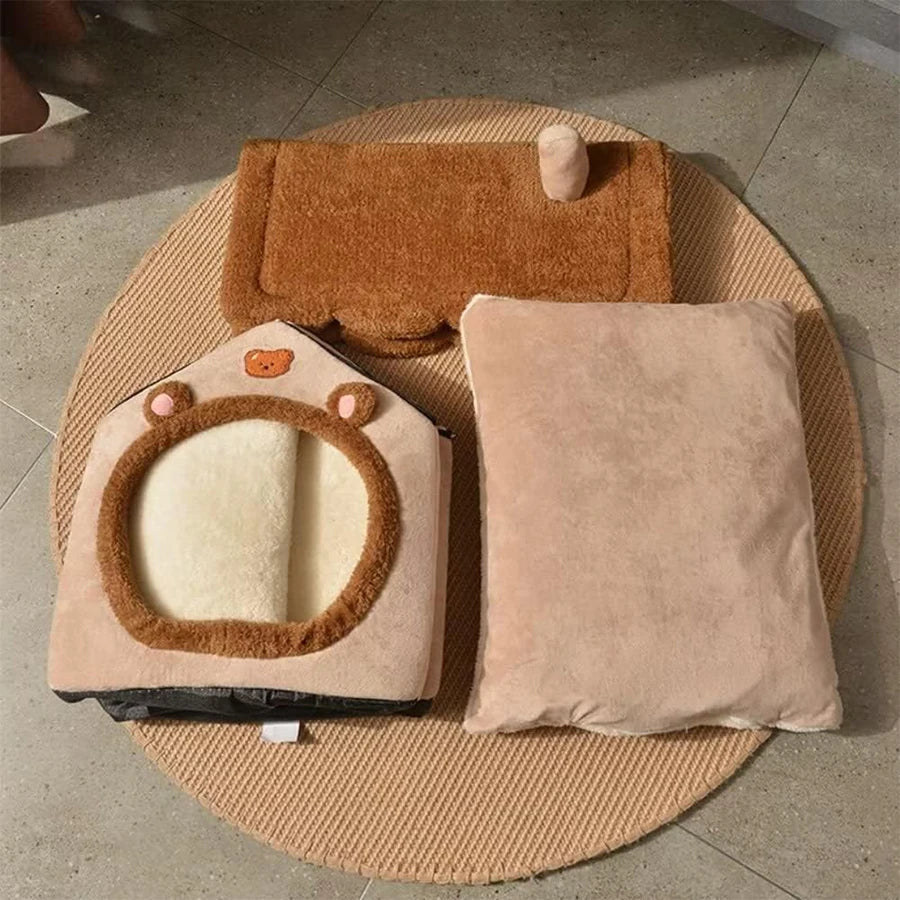 Foldable Pet Cave House