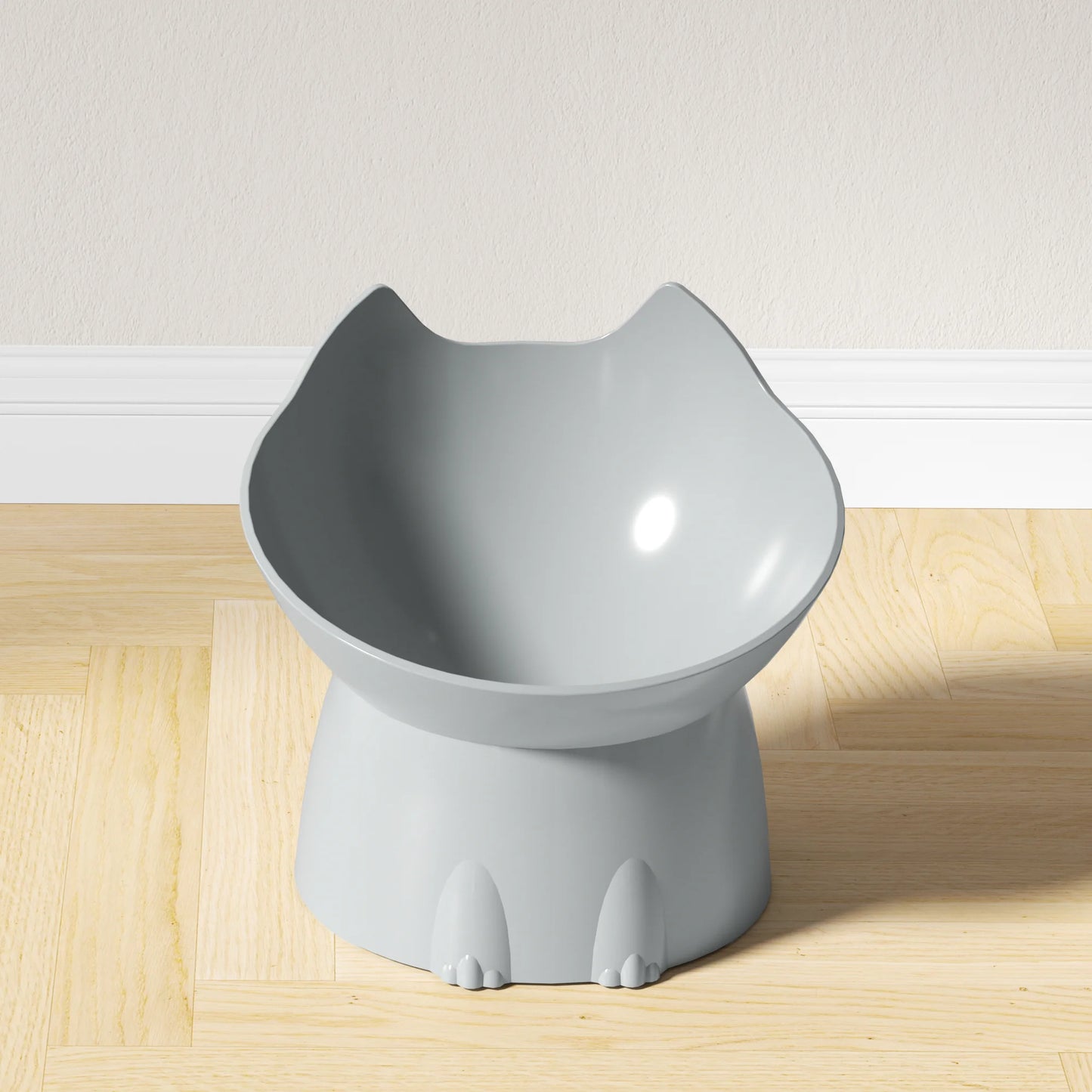 Elevated Cat Bowl with Tilted Design