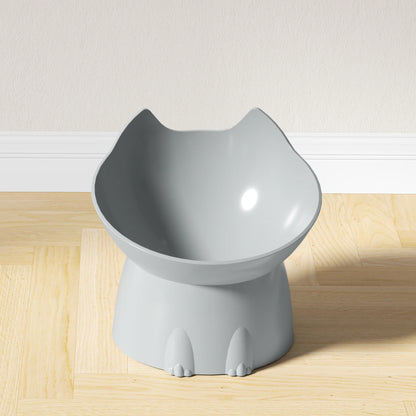 Elevated Cat Bowl with Tilted Design