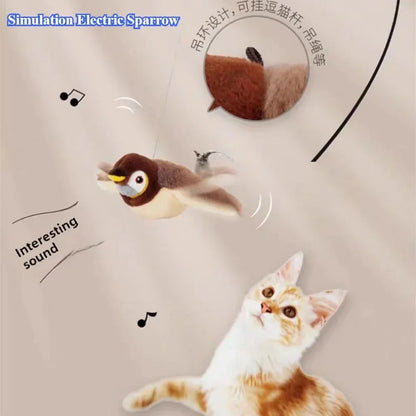 Interactive Chirping Bird Cat Toy