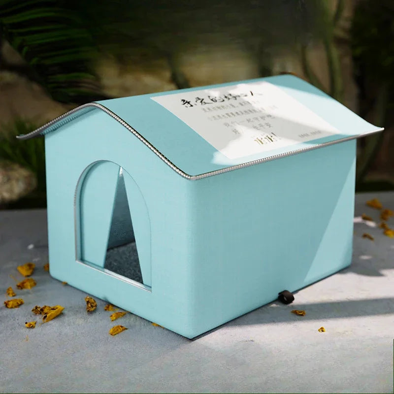 Waterproof Outdoor Pet Cave Bed
