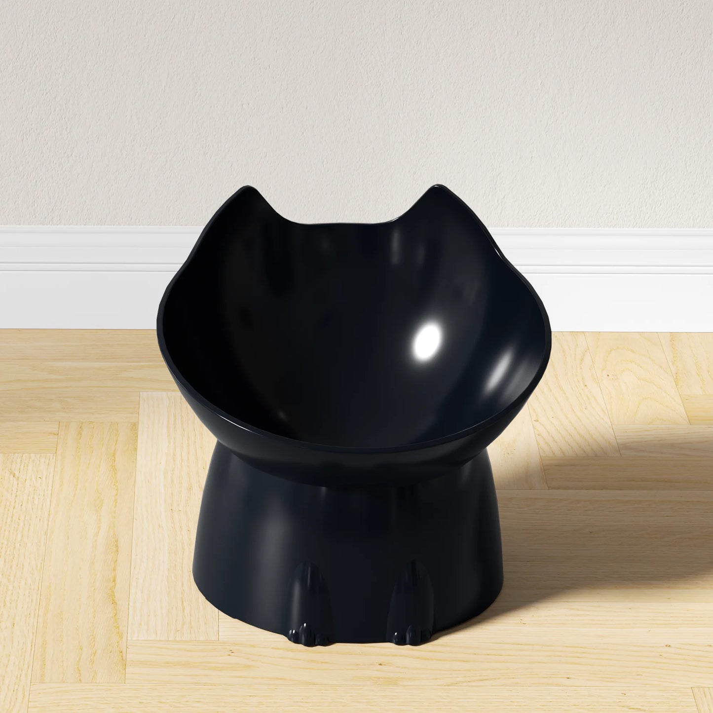 Elevated Cat Bowl with Tilted Design