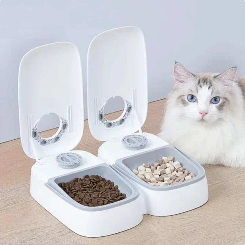 Automatic Timed Pet Feeder with Cooling