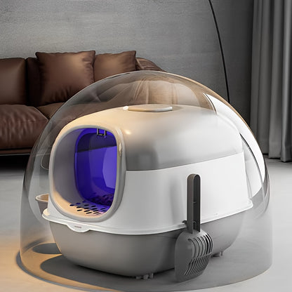 Premium Enclosed Cat Litter Box with Odour Control