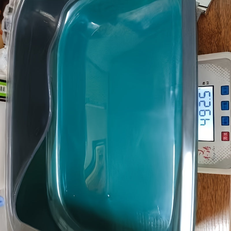 Semi-Enclosed Cat Litter Box